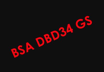 BSA DBD34 - 1960