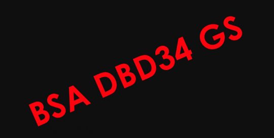 BSA DBD34 - 1960